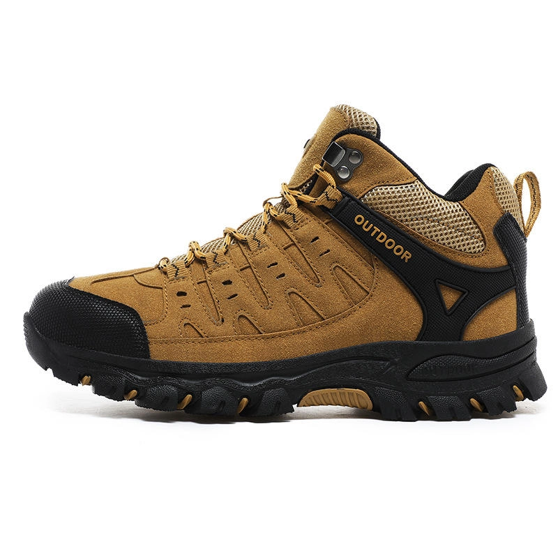 HO2604 Outdoor Hiking Shoes with Suede-Look Upper and Lateral Support for Men and Women