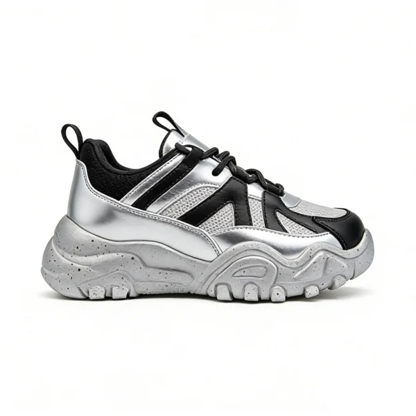 CS2610 Chunky Casual Sneakers Lightweight Retro Walking Shoes for Women