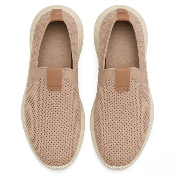 slip-on-design-casual-sneakers-cs2607 CS2607 Slip-On Casual Sneakers Breathable Mesh Walking Shoes for Men and Women