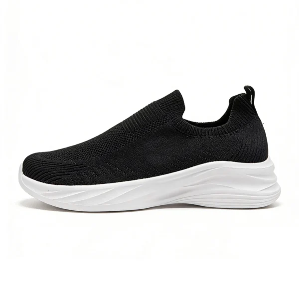 CS2605 Slip-On Casual Sneakers Lightweight Knitted Walking Shoes for Men and Women