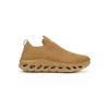 tan-casual-sneakers-cs2614 CS2614 Slip-On Knit Casual Sneakers with Hollow Cushion Sole for Men and Women