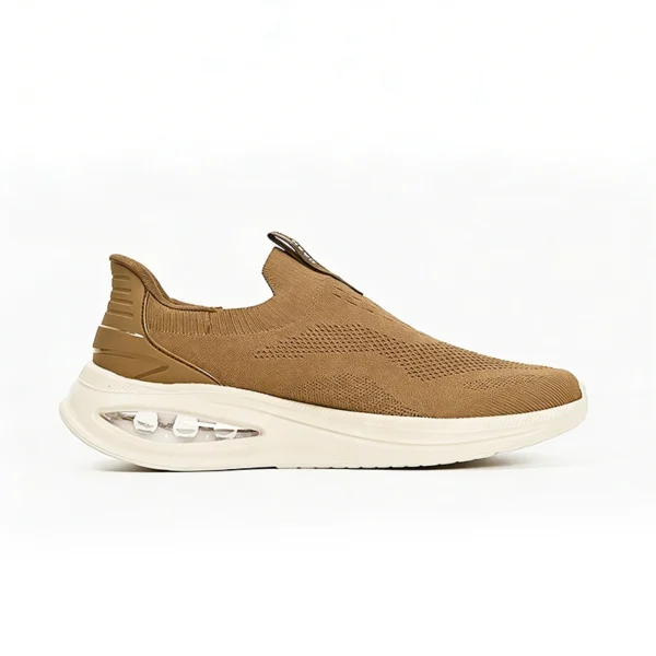 tan-running-shoes-rn2610 RN2610 Slip-On Running Shoes with Mesh Upper and Shock-Absorbing Sole for Men and Women