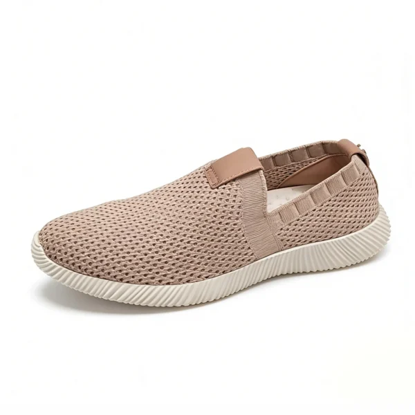 textile-upper-casual-sneakers-cs2607 CS2607 Slip-On Casual Sneakers Breathable Mesh Walking Shoes for Men and Women