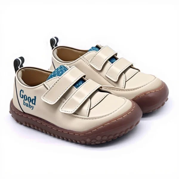 KS2605 Kids Walking Shoes with Hook-and-Loop Strap and Non-Slip Sole for Kids