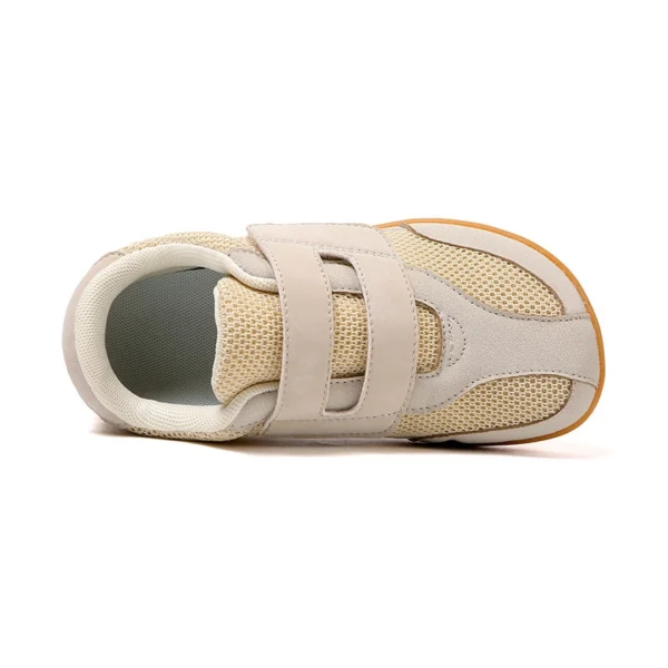 KS2606 Kids Breathable Shoes with Hook-and-Loop Strap and Rubber Sole for Kids