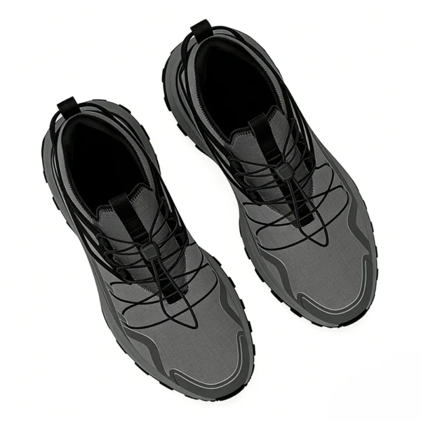 HO2603 Mid-Cut Hiking Shoes with Quick-Lace Closure and Protective Toe for Men and Women