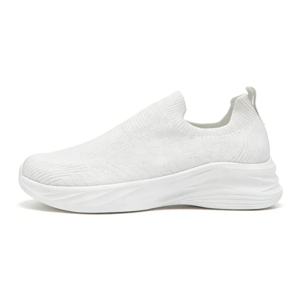 CS2605 Slip-On Casual Sneakers Lightweight Knitted Walking Shoes for Men and Women