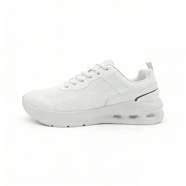 white-casual-sneakers-cs2609 CS2609 Casual Sneakers Breathable Mesh Walking Shoes with Cushioned EVA Sole