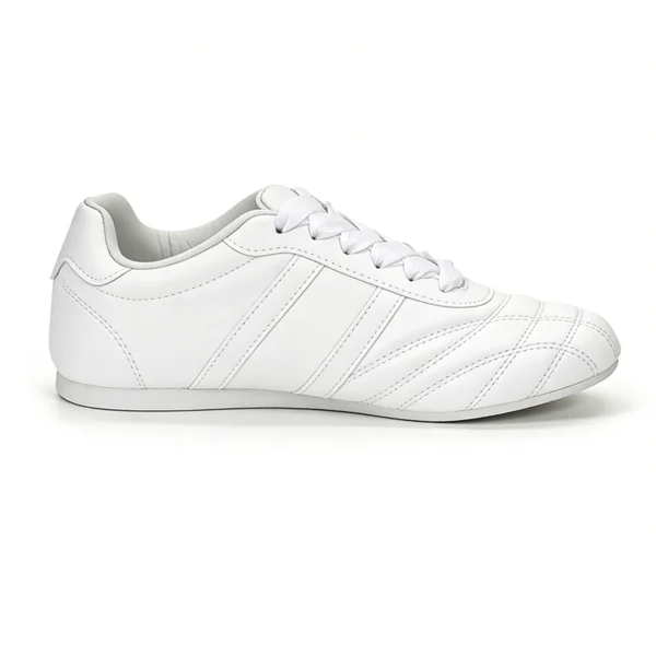 CS2612 Women’s Casual Sneakers Low-Top Quilted Fashion Shoes with Ribbon Laces