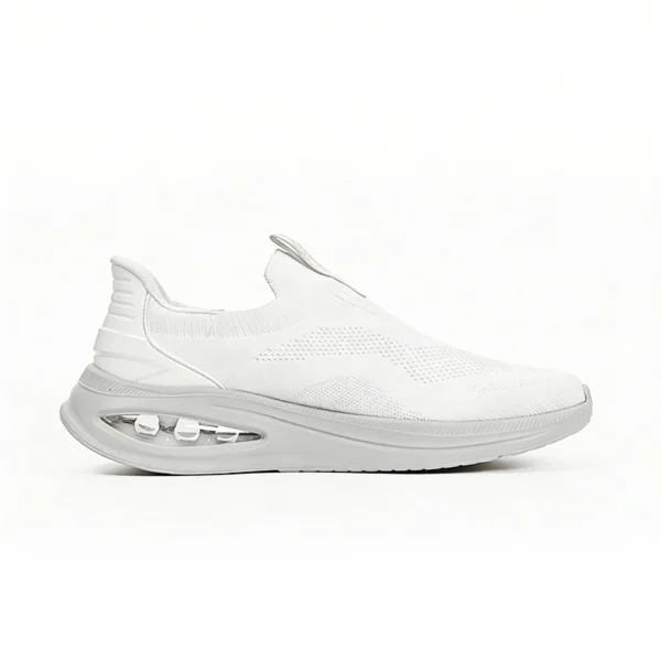 white-running-shoes-rn2610 RN2610 Slip-On Running Shoes with Mesh Upper and Shock-Absorbing Sole for Men and Women